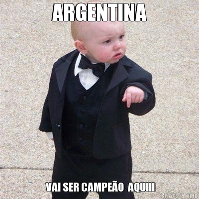 ARGENTINA  VAI SER CAMPEO  AQUI!!