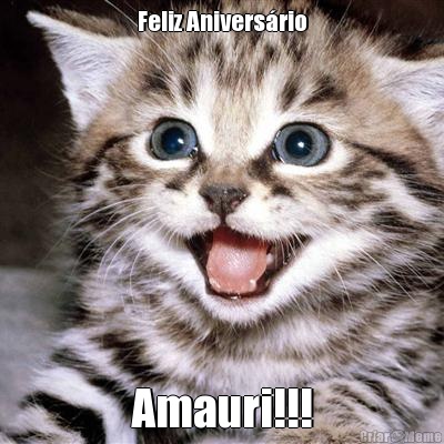 Feliz Aniversrio Amauri!!!