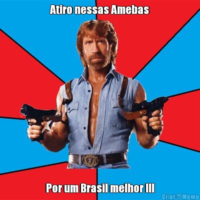 Atiro nessas Amebas Por um Brasil melhor !!!