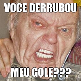 VOCE DERRUBOU MEU GOLE???