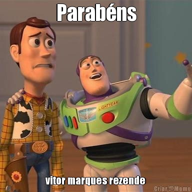 Parabns vitor marques rezende