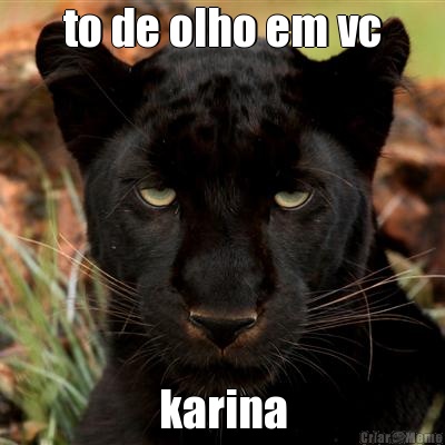 to de olho em vc karina