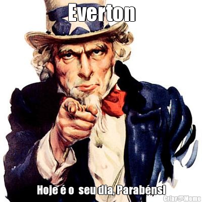 Everton Hoje  o  seu dia, Parabns!