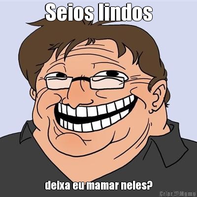 Seios lindos deixa eu mamar neles?