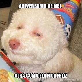 ANIVERSARIO DE MEL  OLHA COMO ELA FICA FELIZ 