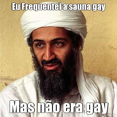 Eu Frequentei a sauna gay Mas no era gay