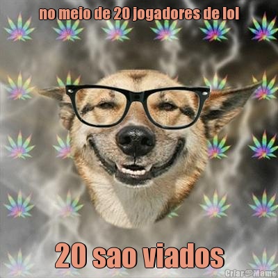 no meio de 20 jogadores de lol 20 sao viados