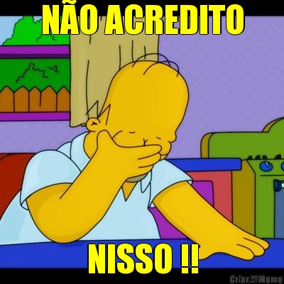 NO ACREDITO NISSO !!