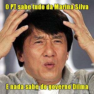 O PT sabe tudo da Marina Silva E nada sabe do governo Dilma