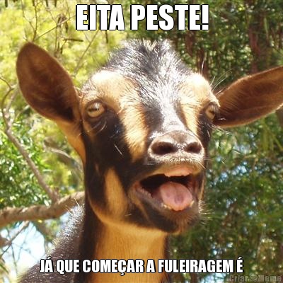 EITA PESTE! J QUE COMEAR A FULEIRAGEM 