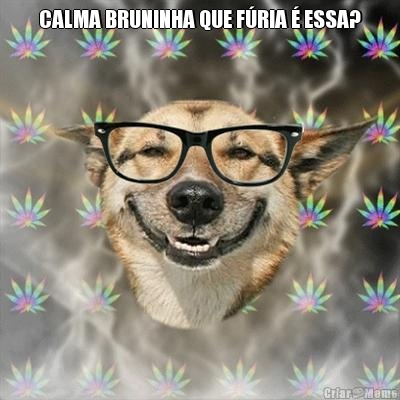 CALMA BRUNINHA QUE FRIA  ESSA? 