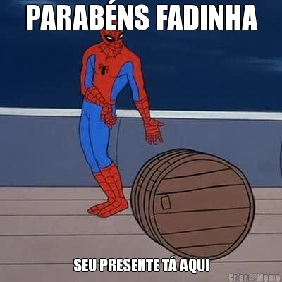 PARABNS FADINHA SEU PRESENTE T AQUI