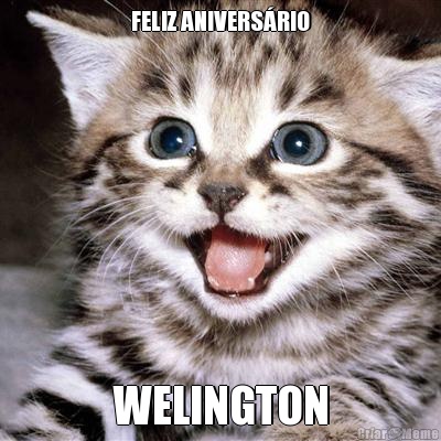 FELIZ ANIVERSRIO WELINGTON