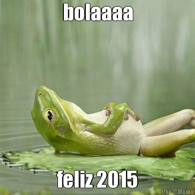 bolaaaa feliz 2015