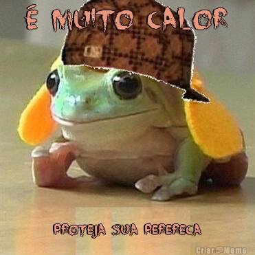  MUITO CALOR PROTEJA SUA PERERECA