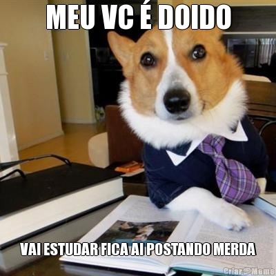 MEU VC  DOIDO VAI ESTUDAR FICA AI POSTANDO MERDA