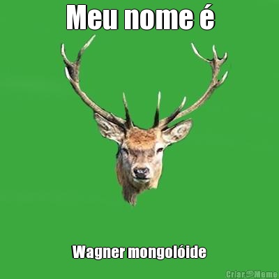 Meu nome  Wagner mongolide