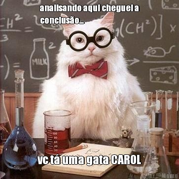 analisando aqui cheguei a
concluso... vc t uma gata CAROL