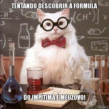 TENTANDO DESCOBRIR A FRMULA DO IMPTIMA  MEUZOVO!