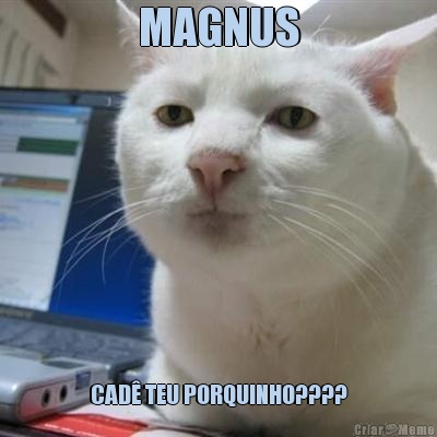 MAGNUS CAD TEU PORQUINHO????