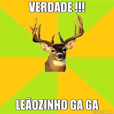 VERDADE !!! LEOZINHO GA GA