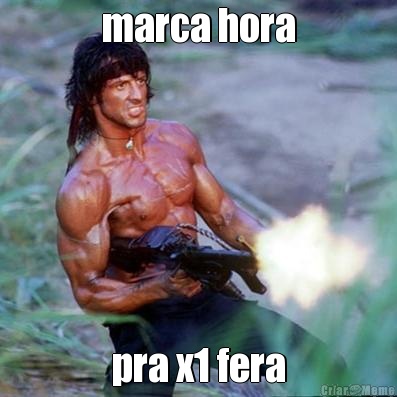 marca hora pra x1 fera