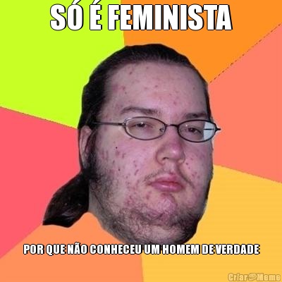 S  FEMINISTA POR QUE NO CONHECEU UM HOMEM DE VERDADE