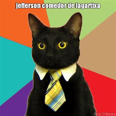 jefferson comedor de lagartixa 