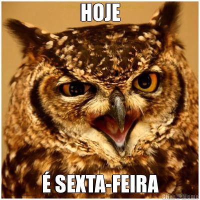 HOJE  SEXTA-FEIRA