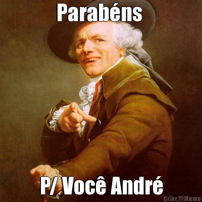 Parabns  P/ Voc Andr