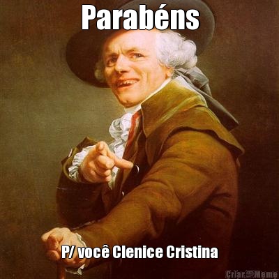 Parabns P/ voc Clenice Cristina