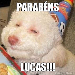 PARABNS LUCAS!!!