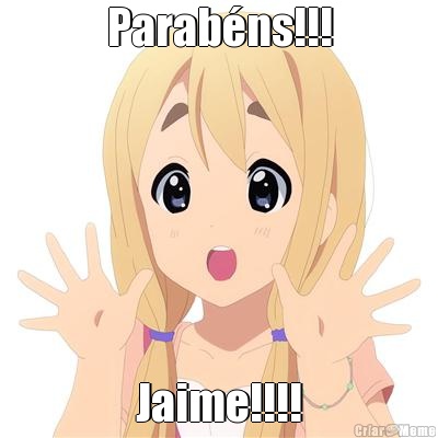 Parabns!!! Jaime!!!!