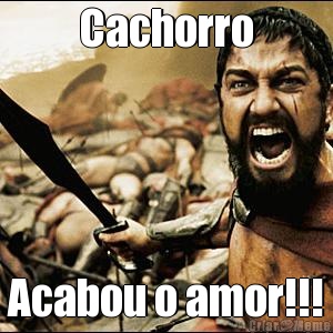 Cachorro Acabou o amor!!!