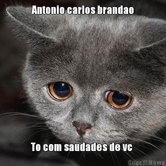 Antonio carlos brandao To com saudades de vc 