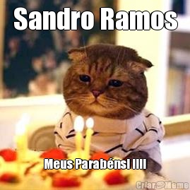 Sandro Ramos Meus Parabns! !!!!