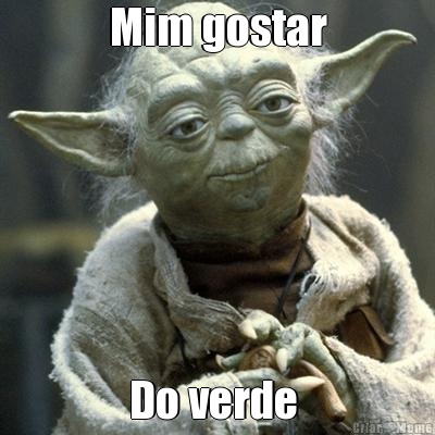 Mim gostar Do verde 