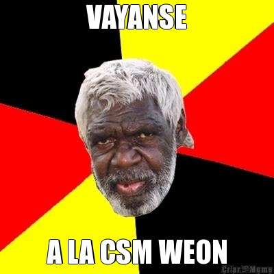 VAYANSE A LA CSM WEON