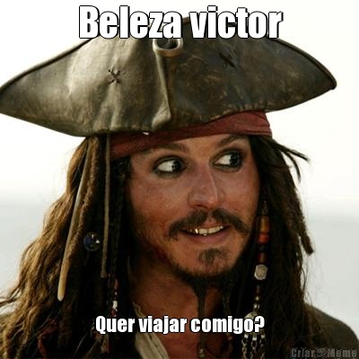 Beleza victor Quer viajar comigo?