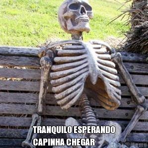  TRANQUILO ESPERANDO
CAPINHA CHEGAR