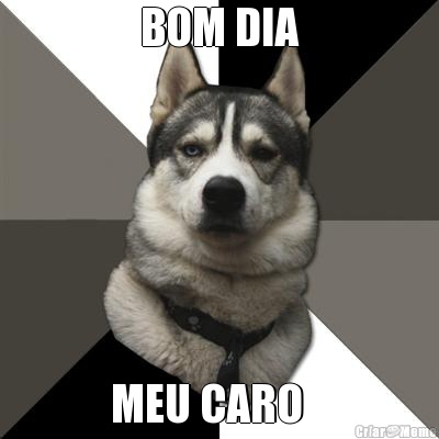 BOM DIA MEU CARO   