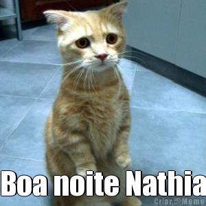  Boa noite Nathia