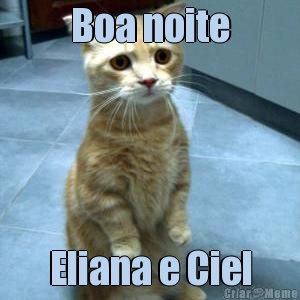 Boa noite Eliana e Ciel