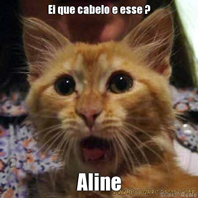 Ei que cabelo e esse ? Aline