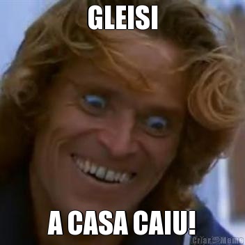 GLEISI A CASA CAIU!