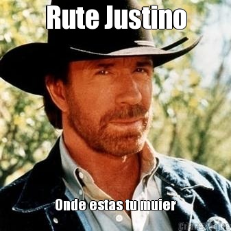 Rute Justino Onde estas tu muier