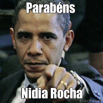 Parabns  Nidia Rocha