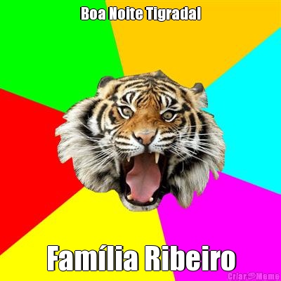 Boa Noite Tigrada! Famlia Ribeiro