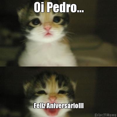 Oi Pedro... Feliz Aniversrio!!!