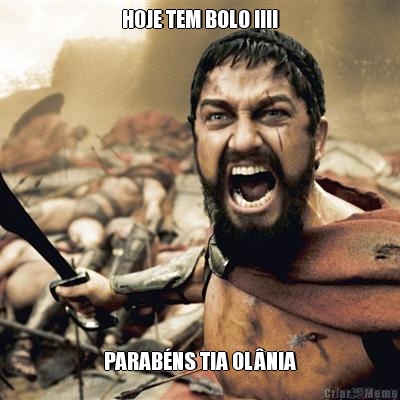 HOJE TEM BOLO !!!! PARABNS TIA OLNIA